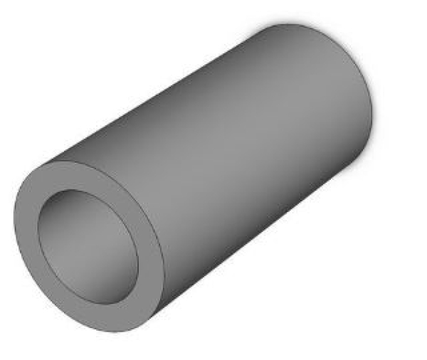 20150 Achsrohr D4x6 L13,4mm WDC 1Stück